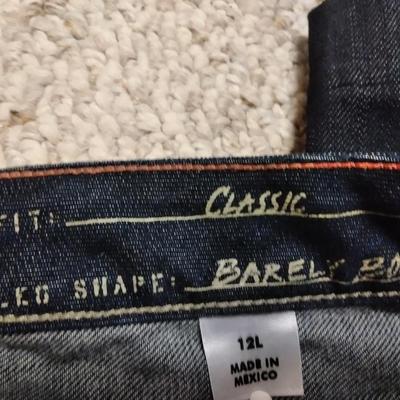 Two pairs of Women's Jeans size 12 Tall West Side bootcut & 12 Long Eddie Bauer