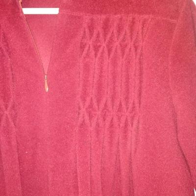 Three zip up Winter nightgowns XL & L Miss Elaine, Kayser, Croft & Barrow
