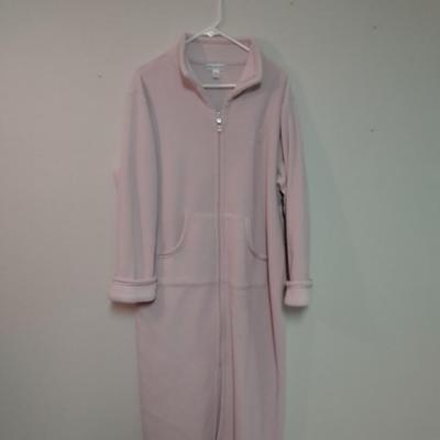 Three zip up Winter nightgowns XL & L Miss Elaine, Kayser, Croft & Barrow