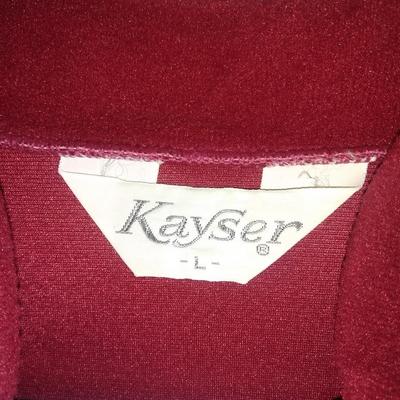 Three zip up Winter nightgowns XL & L Miss Elaine, Kayser, Croft & Barrow