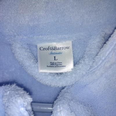 Three zip up Winter nightgowns XL & L Miss Elaine, Kayser, Croft & Barrow