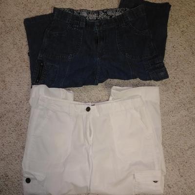 Two pair Women's Capri's Size 12 Long
