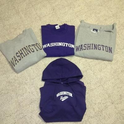 Washington State Sweatshirts, and hoodie, all Size Medium