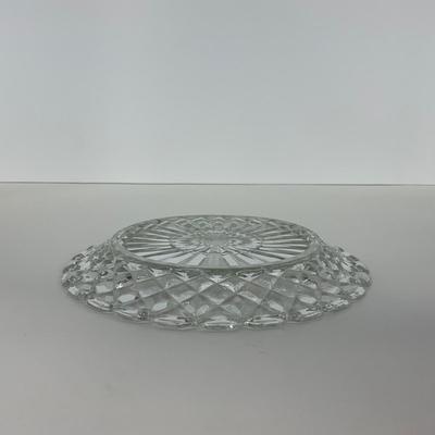 -215- GLASSWARE | Waffle Waterford Hocking Glass Co. | Small Plates & Large Plates