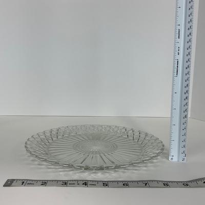 -215- GLASSWARE | Waffle Waterford Hocking Glass Co. | Small Plates & Large Plates