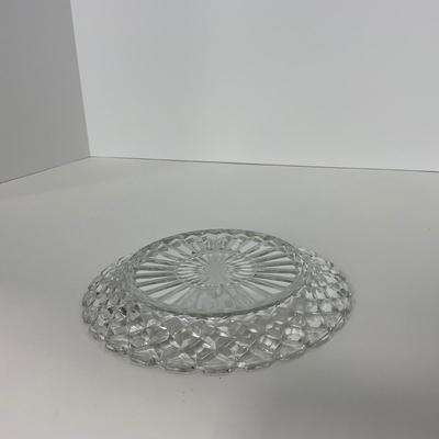 -215- GLASSWARE | Waffle Waterford Hocking Glass Co. | Small Plates & Large Plates