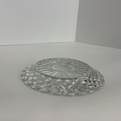 -215- GLASSWARE | Waffle Waterford Hocking Glass Co. | Small Plates & Large Plates
