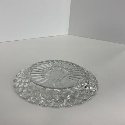 -215- GLASSWARE | Waffle Waterford Hocking Glass Co. | Small Plates & Large Plates