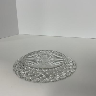 -215- GLASSWARE | Waffle Waterford Hocking Glass Co. | Small Plates & Large Plates