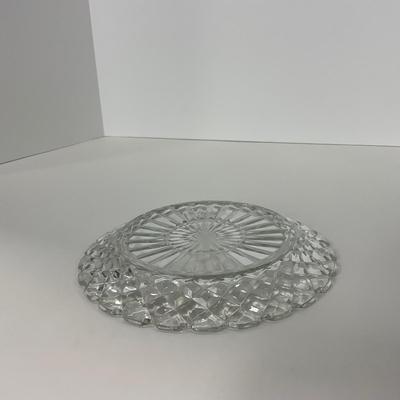 -215- GLASSWARE | Waffle Waterford Hocking Glass Co. | Small Plates & Large Plates
