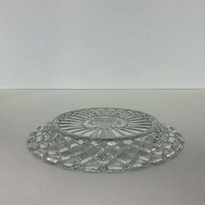 -215- GLASSWARE | Waffle Waterford Hocking Glass Co. | Small Plates & Large Plates