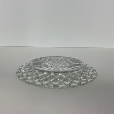 -215- GLASSWARE | Waffle Waterford Hocking Glass Co. | Small Plates & Large Plates