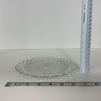 -215- GLASSWARE | Waffle Waterford Hocking Glass Co. | Small Plates & Large Plates