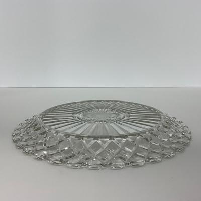-215- GLASSWARE | Waffle Waterford Hocking Glass Co. | Small Plates & Large Plates