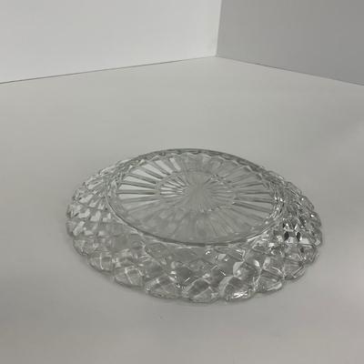 -215- GLASSWARE | Waffle Waterford Hocking Glass Co. | Small Plates & Large Plates