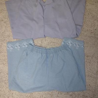 Two pairs of Women's Alfred Dunner & classic elements 10-12