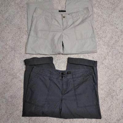 Two pair Women's Outback red Capri's Size 14