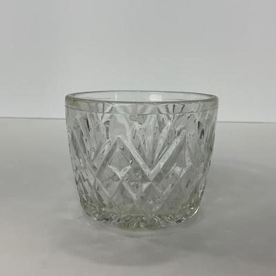 -217- GLASSWARE | Royal Ruby Anchor Hocking Glass Co. | Creamer, Sugar, & Covered Dish