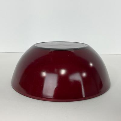 -218- GLASSWARE | Royal Ruby Anchor Hocking Glass Co. | Large Bowl & Small Bowls