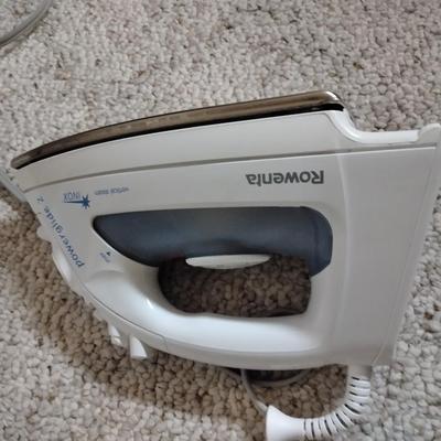 Ironing board, Rowenta Clothing Iron, and Laundry Chemicals