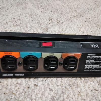 Entertainment Media Center with Monster power Supply and VHS tapes