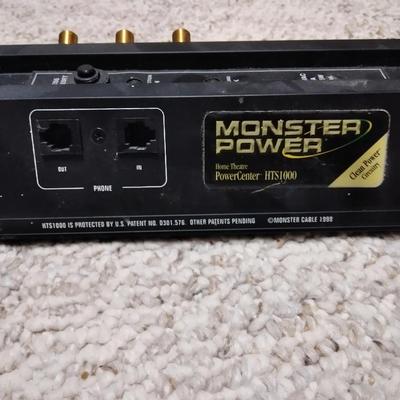 Entertainment Media Center with Monster power Supply and VHS tapes