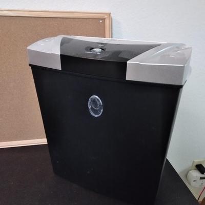 Novitech Office Paper shredder, cork board and big button home phone
