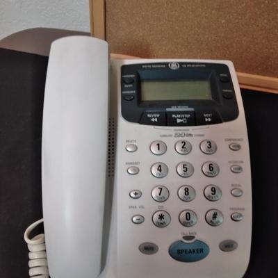 Novitech Office Paper shredder, cork board and big button home phone