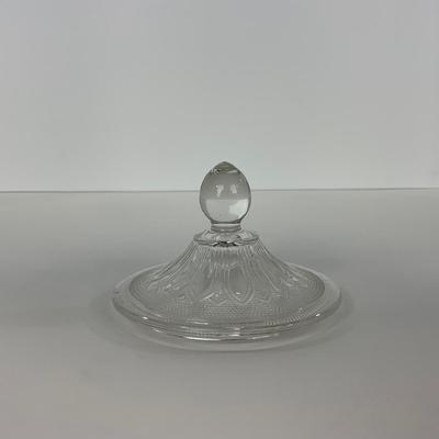 -221- GLASSWARE | Sandwich Hocking Glass Co. | Large Cookie Jar & Covered Sugar Dish