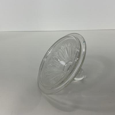 -221- GLASSWARE | Sandwich Hocking Glass Co. | Large Cookie Jar & Covered Sugar Dish