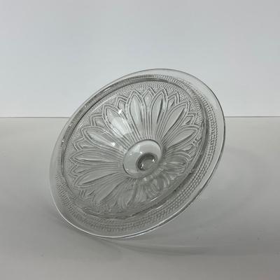 -221- GLASSWARE | Sandwich Hocking Glass Co. | Large Cookie Jar & Covered Sugar Dish
