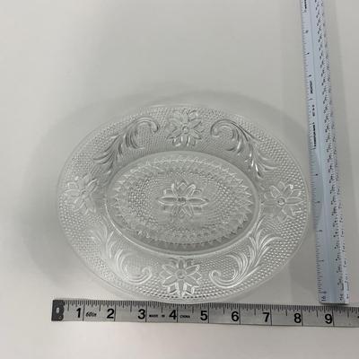 -222- GLASSWARE | Sandwich Hocking Glass Co. | Snack Plates & Cups
