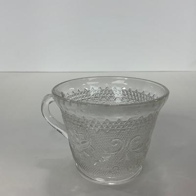 -222- GLASSWARE | Sandwich Hocking Glass Co. | Snack Plates & Cups