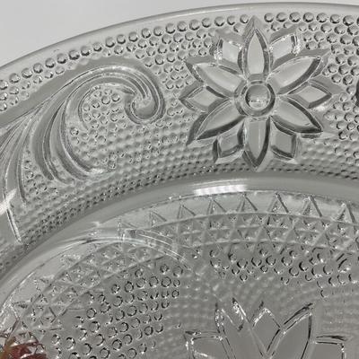 -222- GLASSWARE | Sandwich Hocking Glass Co. | Snack Plates & Cups