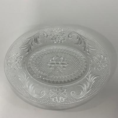 -222- GLASSWARE | Sandwich Hocking Glass Co. | Snack Plates & Cups