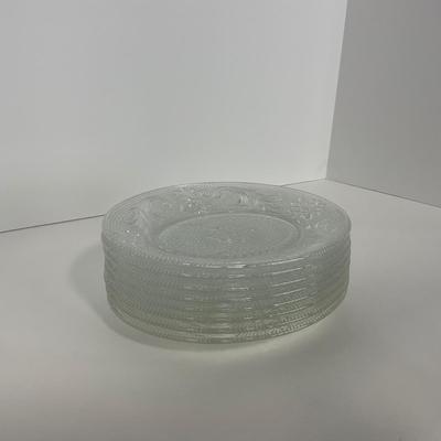 -222- GLASSWARE | Sandwich Hocking Glass Co. | Snack Plates & Cups