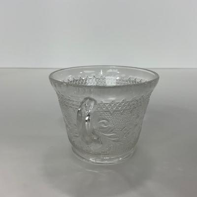 -222- GLASSWARE | Sandwich Hocking Glass Co. | Snack Plates & Cups