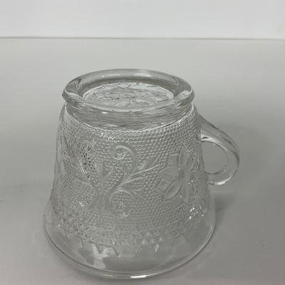 -222- GLASSWARE | Sandwich Hocking Glass Co. | Snack Plates & Cups