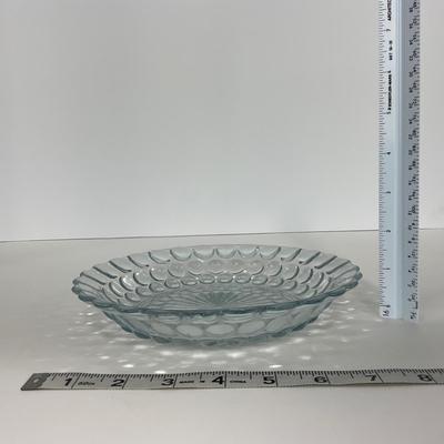 -224- GLASSWARE | Bubble Fire King Hocking Glass Co. | Flat Soups