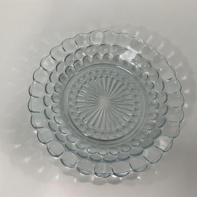 -224- GLASSWARE | Bubble Fire King Hocking Glass Co. | Flat Soups