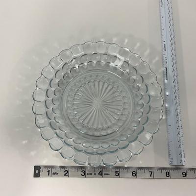 -224- GLASSWARE | Bubble Fire King Hocking Glass Co. | Flat Soups
