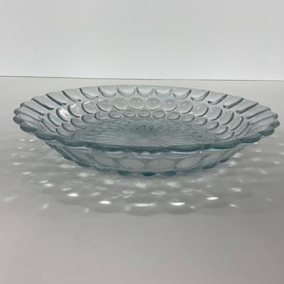 -224- GLASSWARE | Bubble Fire King Hocking Glass Co. | Flat Soups