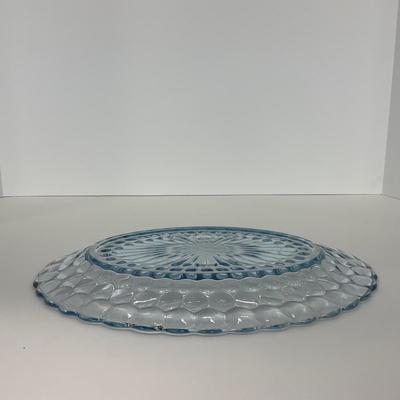 -225- GLASSWARE | Bubble Fire King Hocking Glass Co. | Large Trays