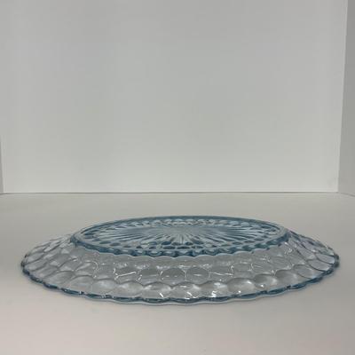 -225- GLASSWARE | Bubble Fire King Hocking Glass Co. | Large Trays