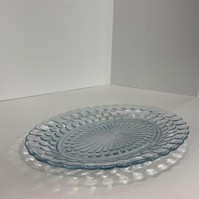 -225- GLASSWARE | Bubble Fire King Hocking Glass Co. | Large Trays