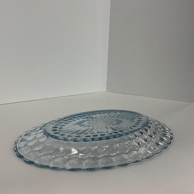 -225- GLASSWARE | Bubble Fire King Hocking Glass Co. | Large Trays