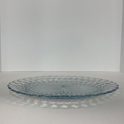 -225- GLASSWARE | Bubble Fire King Hocking Glass Co. | Large Trays