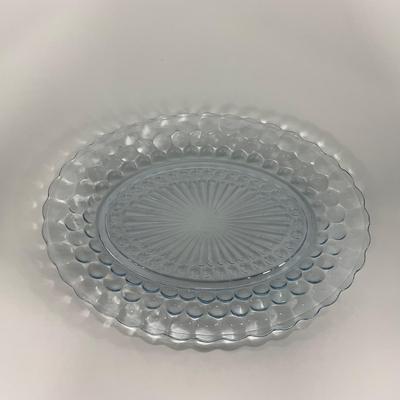 -225- GLASSWARE | Bubble Fire King Hocking Glass Co. | Large Trays