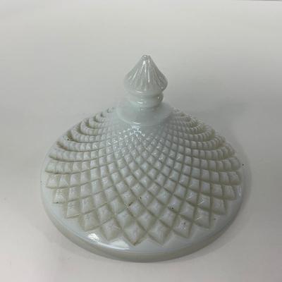 -232- GLASSWARE | Westmoreland Milk Glass | Compote