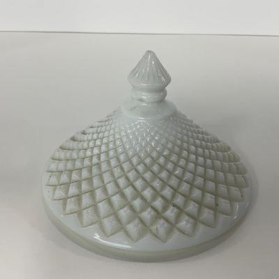 -232- GLASSWARE | Westmoreland Milk Glass | Compote